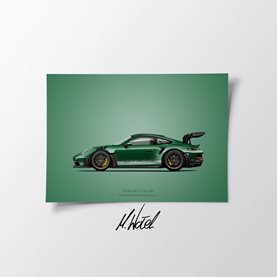 Plakat Porsche 911 GT3 RS 992