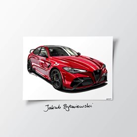 Plakat Alfa Romeo – Sposób na stylowe wnętrze