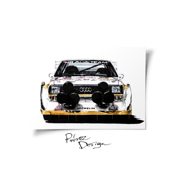 Plakat - Audi Quattro S1