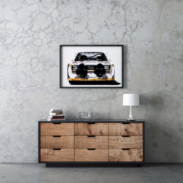 Plakat - Audi Quattro S1