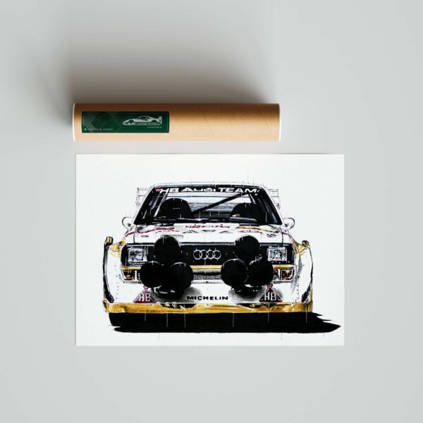 Plakat - Audi Quattro S1