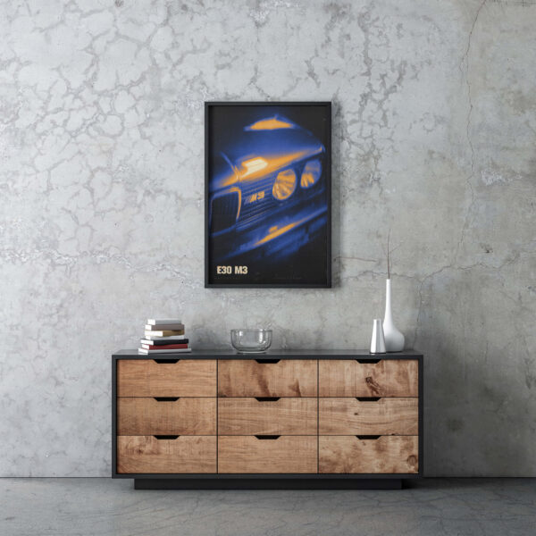Plakat - BMW M3 E30