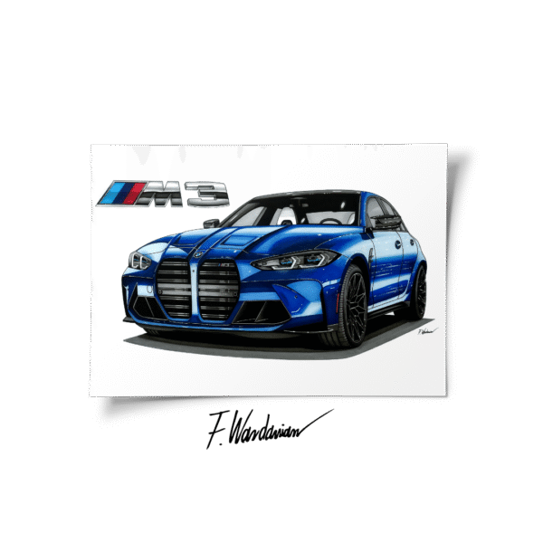 Plakat - BMW M3 G80