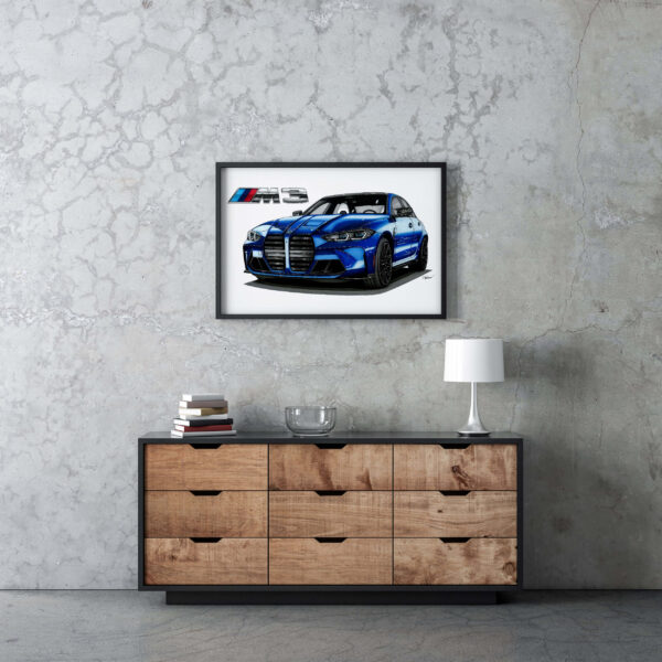 Plakat - BMW M3 G80