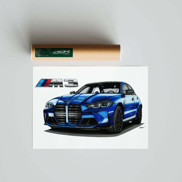 Plakat - BMW M3 G80