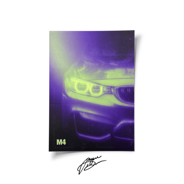 Plakat - BMW M4 F82