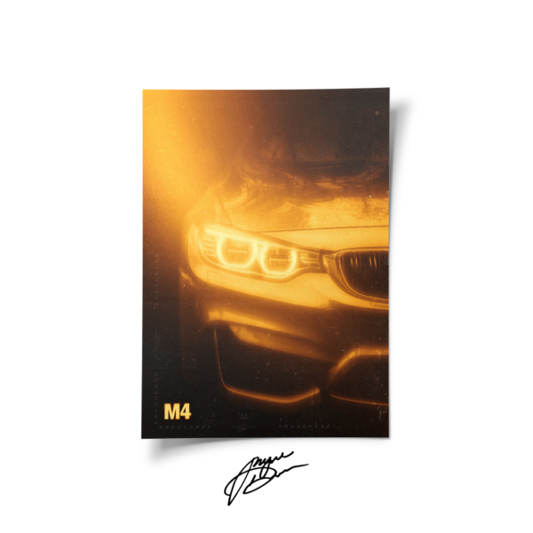 Plakat - BMW M4 F82
