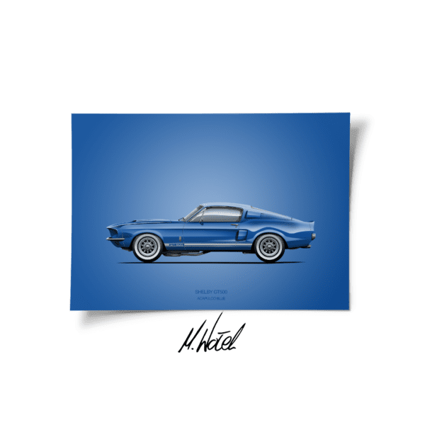 Plakat - Ford Mustang Shelby GT500