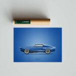 Plakat - Ford Mustang Shelby GT500