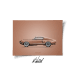 Plakat - Ford Mustang Shelby GT500
