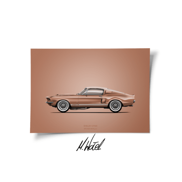 Plakat - Ford Mustang Shelby GT500