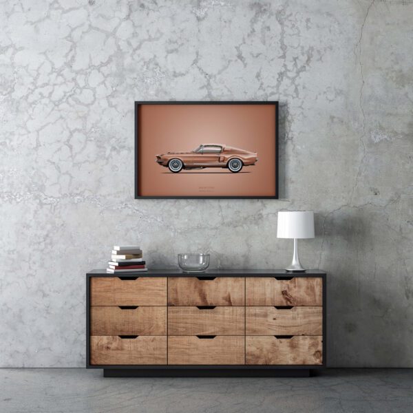 Plakat - Ford Mustang Shelby GT500
