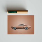 Plakat - Ford Mustang Shelby GT500