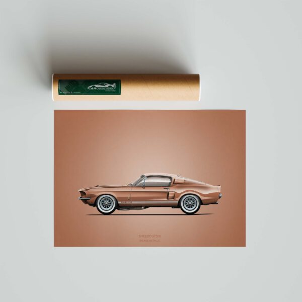 Plakat - Ford Mustang Shelby GT500