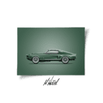 Plakat - Ford Mustang Shelby GT500