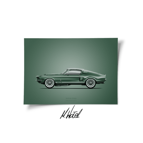 Plakat - Ford Mustang Shelby GT500