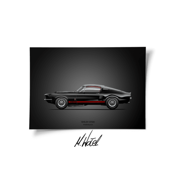 Plakat - Ford Mustang Shelby GT500