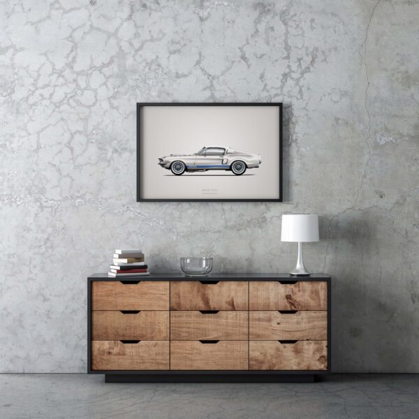 Plakat - Ford Mustang Shelby GT500