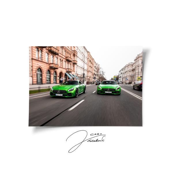 Plakat - Mercedes AMG GTR