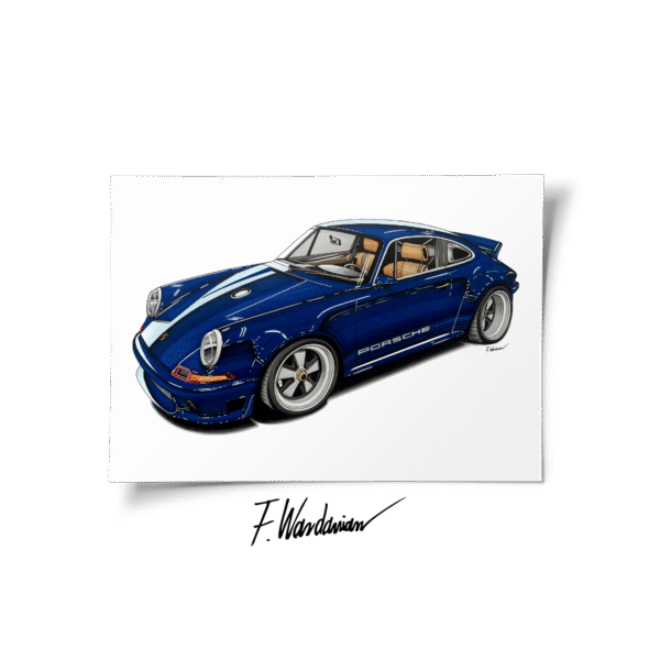 Plakat - Porsche 911 Singer