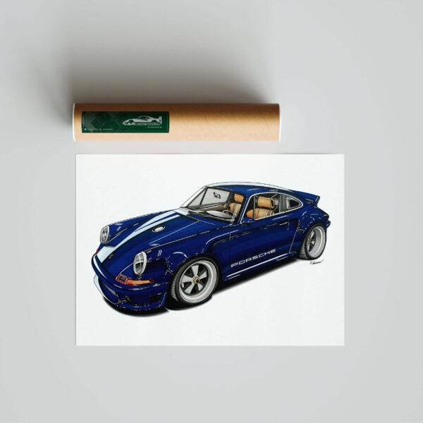 Plakat - Porsche 911 Singer