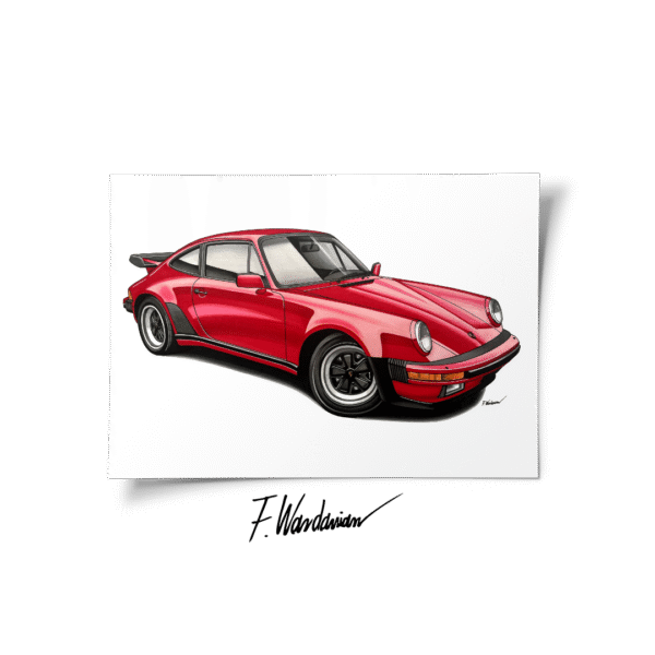 Plakat - Porsche 930 Turbo