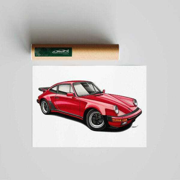 Plakat - Porsche 930 Turbo