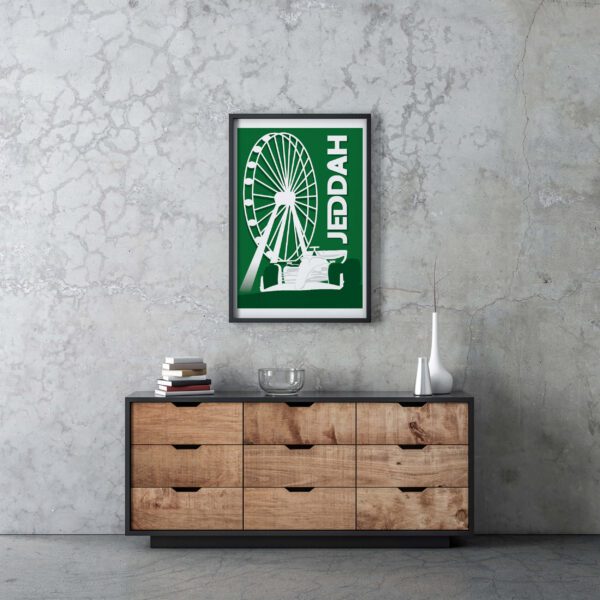 Plakat - tor F1 Jeddah Corniche Arabia Saudyjska