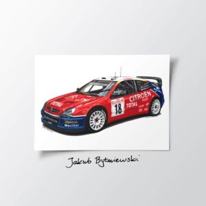 Plakat - Citroën Xsara WRC Sébastien Loeb