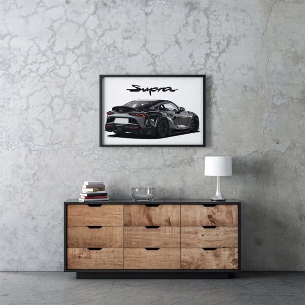 Plakat - Toyota Supra MK5