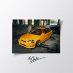 Plakat - HONDA CIVIC VI
