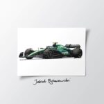 Plakat - Aston Martin F1 AMR23