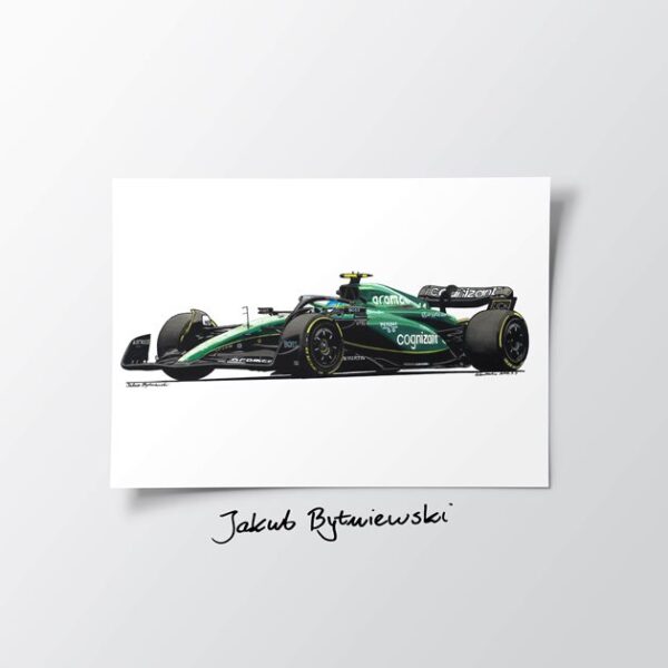 Plakat - Aston Martin F1 AMR23