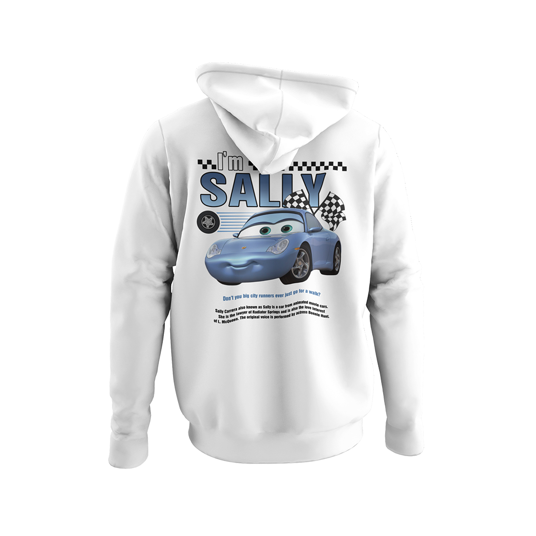 bluza-motoryzacyjna-sally-carrera-porsche-911-biała-car-obsessed