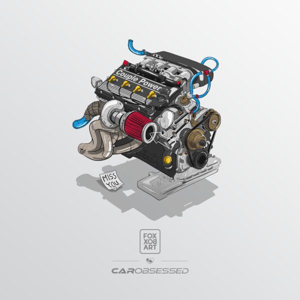 Bluza - BMW M3 E30 Engine Couple Power
